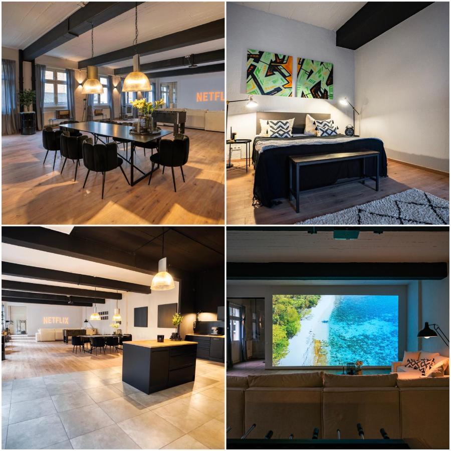Design Loft - 200Qm2 - Heimkino - Bestlage - Parkplatz Wiesbaden Dış mekan fotoğraf